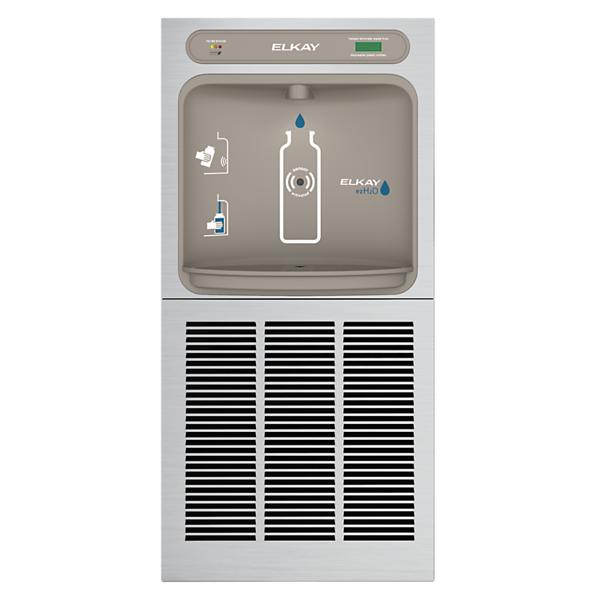 Elkay LZWSGRNM8K ezH2O® In-Wall Bottle Filling Station with Mounting Frame High Efficiency Filtered Refrigerated Stainless