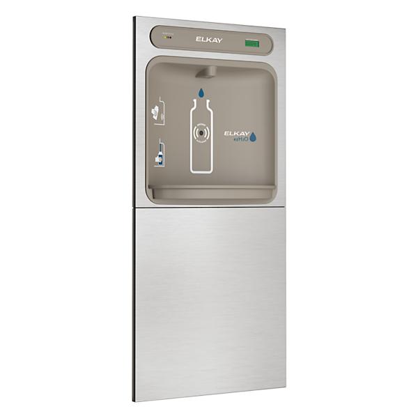 Elkay LZWSMDK ezH2O® In-Wall Bottle Filling Station with Mounting Frame Filtered Non-Refrigerated Stainless