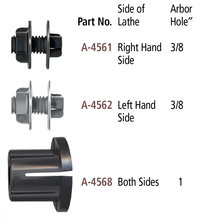 Foredom A-4562 Adapter, Tapered Spindle, Left