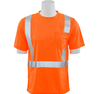 Delta Plus WEL61666HL7X 9006S Type R, Class 2 Birdseye Mesh Short Sleeve T-Shirt, Hi Viz Lime, 7X