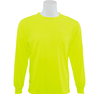 Delta Plus WEL64027LILG 9007 Non-ANSI Birdseye Mesh Long Sleeve T-Shirt, Hi Viz Lime, LG