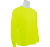 Delta Plus WEL64027LILG 9007 Non-ANSI Birdseye Mesh Long Sleeve T-Shirt, Hi Viz Lime, LG