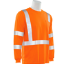 Delta Plus WEL62122HLMD 9802S CL 3 Jersey Knit Long Sleeve Tee, MD, Hi Viz Lime