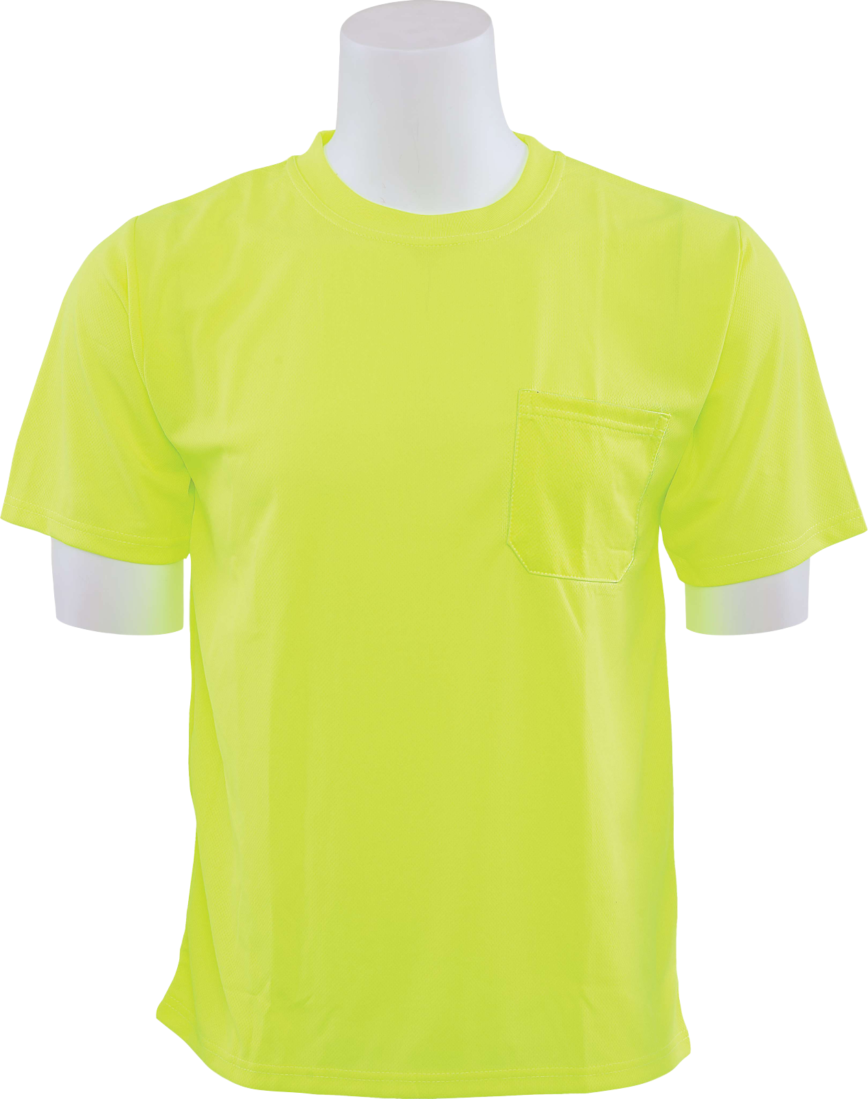 Delta Plus WEL64021LI2X 9006 Non-ANSI Birdseye Mesh Short Sleeve T-Shirt, Hi Viz Lime, 2X