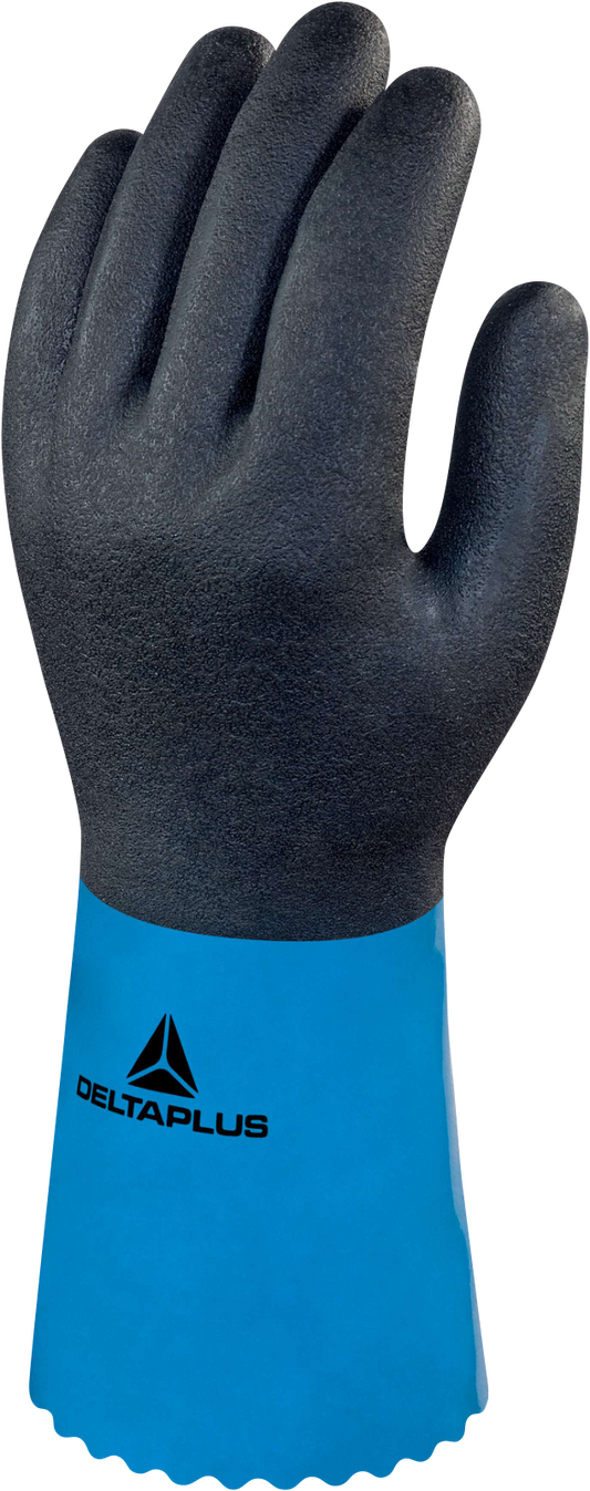Delta Plus VV836BL11 VV836 CHEMSAFE PLUS Glove, 11 (2XL)