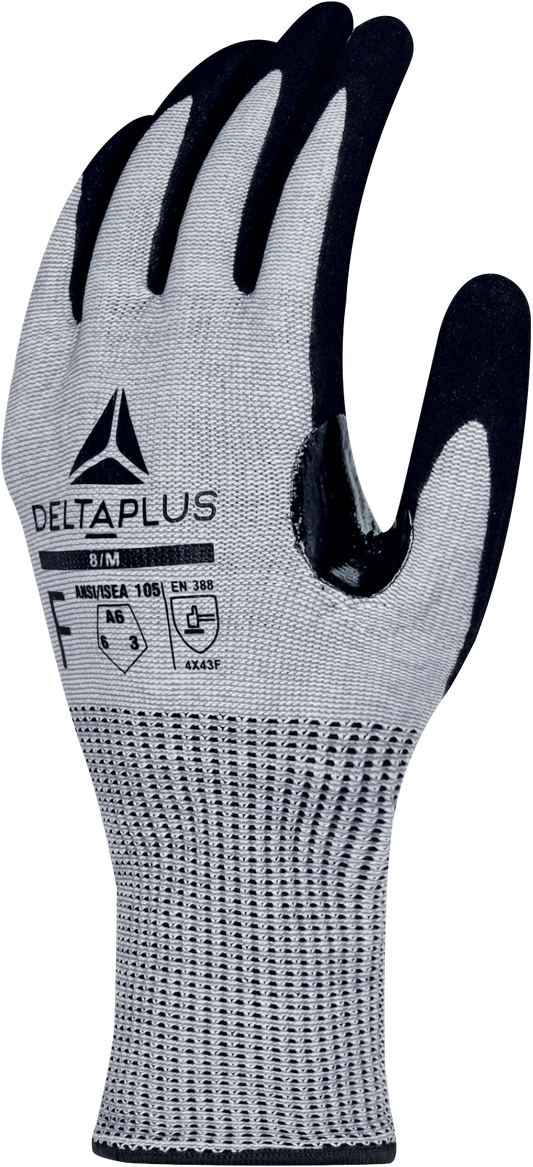 Delta Plus VECUTF01NO08 Xtrem CUT high performance Glove, Gauge 13, Size 8