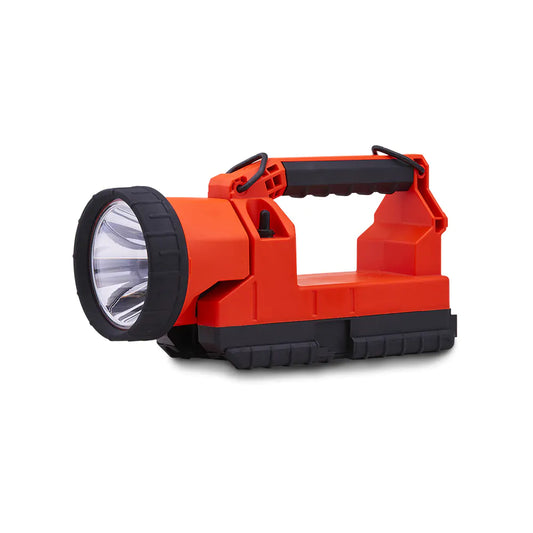 KBS 07610 UTIL Gen II Lighthawk LED 4-cell w/ Charger Base & 120V AC & 12/24V DC Plugs, Orange