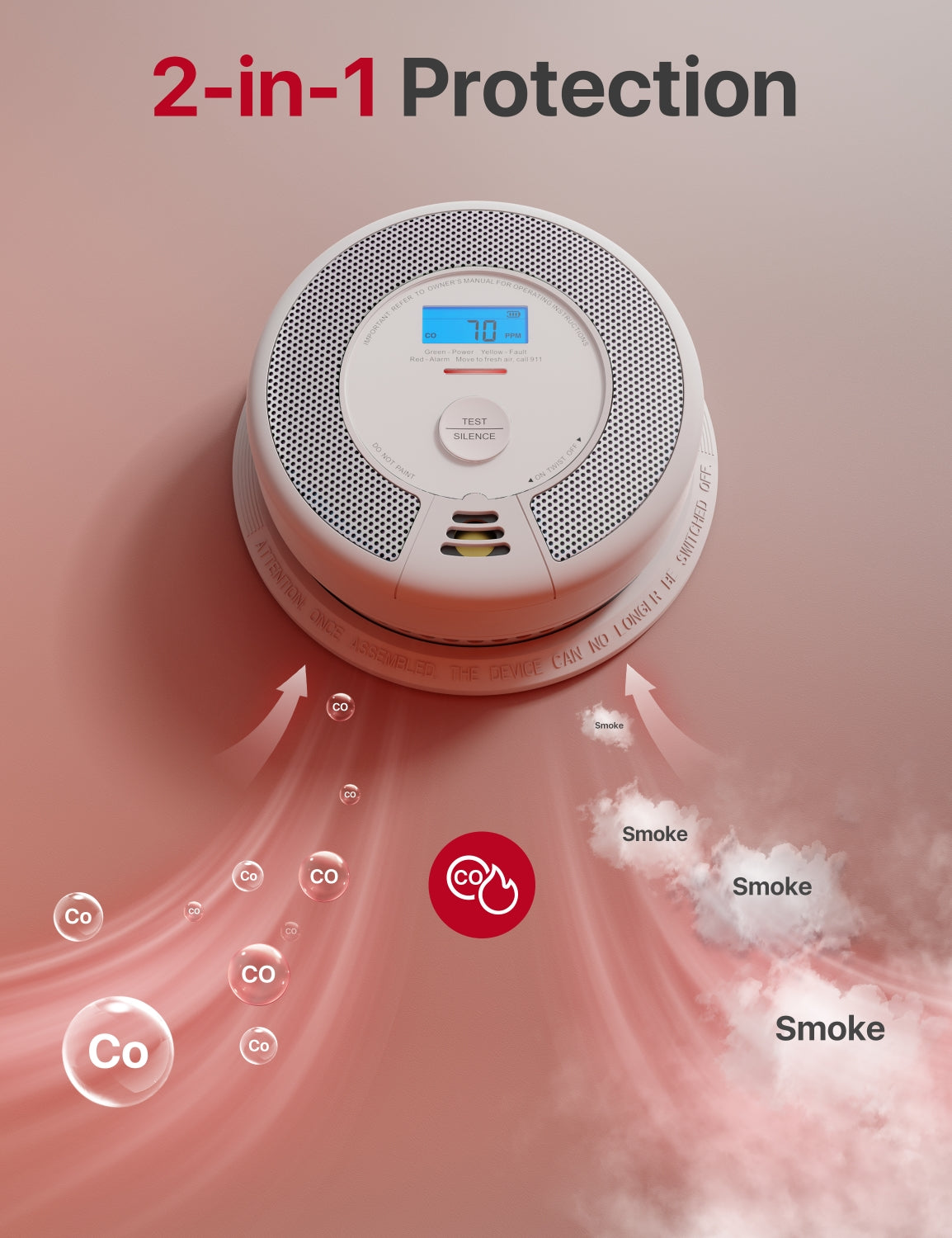 X-Sense SC07-WX Smart Smoke and CO Alarm - 1-pack