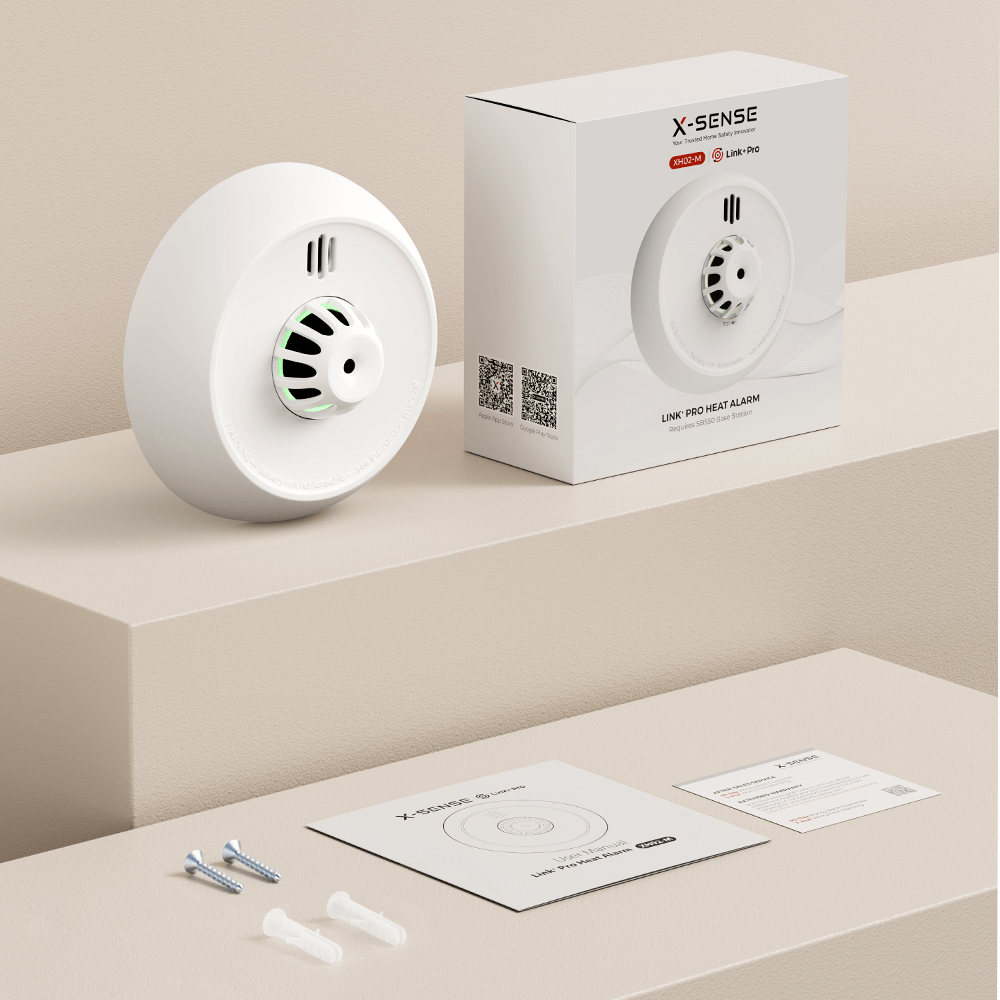 X-Sense XH02-M Interconnected Smart Heat Alarm - 1-Pack