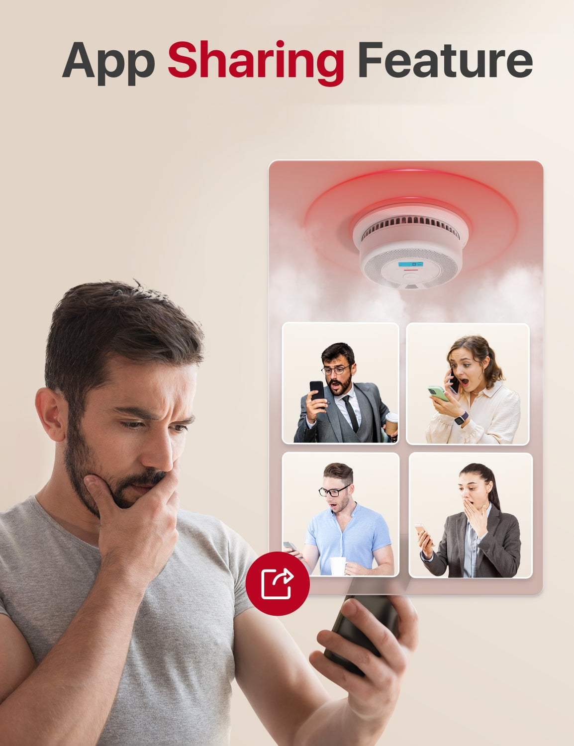 X-Sense SC07-WX Smart Smoke and CO Alarm - 1-pack