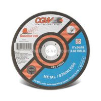 CGW ABRASIVES 45010 4-1/2"X.035X7/8" T1 A60-Tb-Flex Quickie C.O. Whl