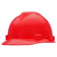 MSA 463947 Red V-Gard Slotted Hard