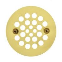 Jones Stephens D41102 4-1/4" Polished Brass Replacement Strainer with Screws