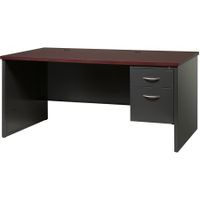 Lorell LLR79143 Fortress Modular Series Right-Pedestal Desk