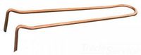 Jones Stephens H11074 3/4" x 4" Copper Clad Steel Wire Hook Pipe Hanger, Carton of 50