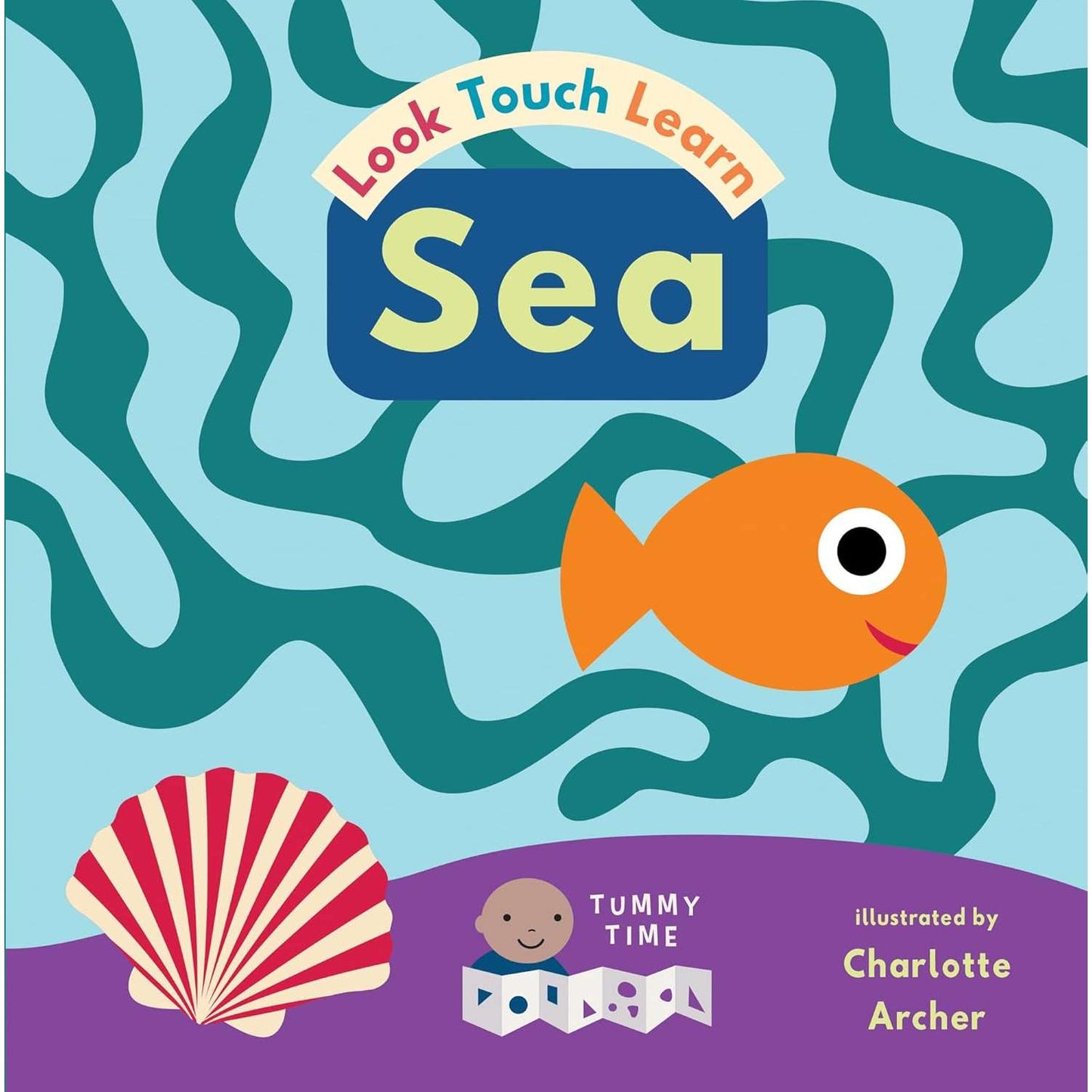 Paradise Clay CPB021 Look, Touch, Learn: Sea - Board Book