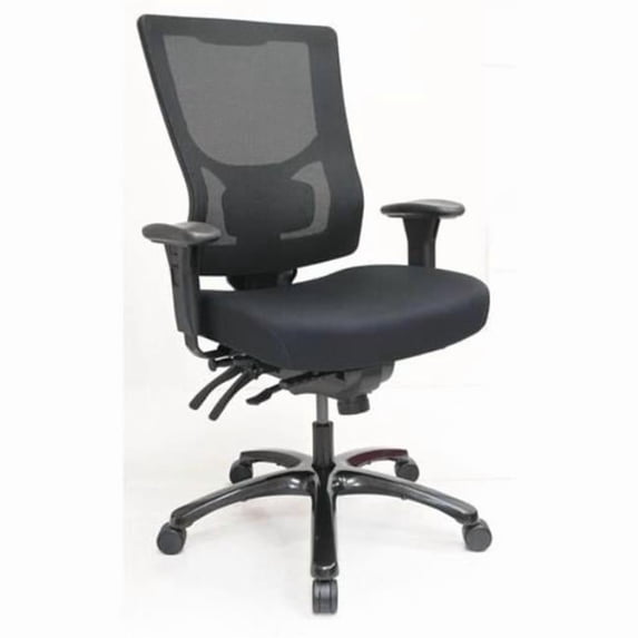 Lorell LLR62010 Big & Tall Mesh High-Back Chair