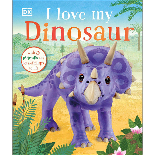 Paradise Clay PGN350 I Love My Dinosaur - Book