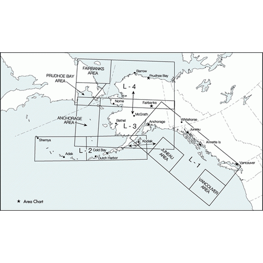 Paradise Clay FAAELAKSET FAA Chart: Enroute Low Altitude ALASKA FULL SET