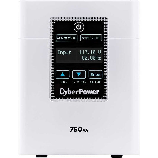 CyberPower M750L Medical UPS Systems - 750VA/600W, 120 VAC, NEMA 5-15P-HG, Mini-Tower, 6 Outlets, LCD, PowerPanel® Business, $400000 CEG, 3YR Warranty