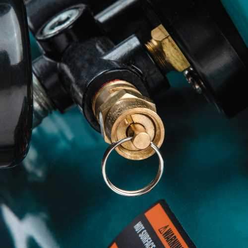 Makita MAC100Q Quiet Series 1/2 HP, 1 Gallon Compact, Oil‘Free, Electric Air Compressor