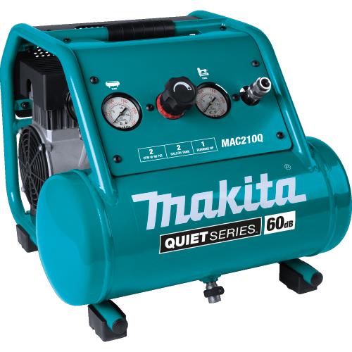 Makita MAC210Q Quiet Series 1 HP, 2 Gallon, Oil‘Free, Electric Air Compressor