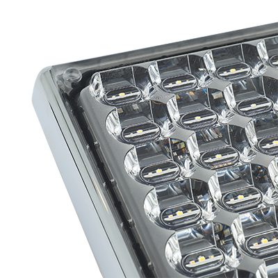 Soundoff Signal EMPSE15CJ-A Mpower® 9X7 Turn Light W/ Stud Mount, Fmvss108, 9-32 Vdc, 1.5' Pigtail, Clear Housing/Lens, 36 Led, Amber