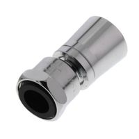 Jones Stephens A01013 Dual Thread 15/16"-27 Male x 55/64"-27 Female Non-Slotted Reduced Flow 2.2 gpm Aerator