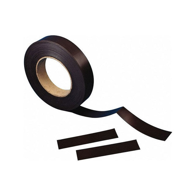 Aigner Label Holder MP204R Plain Magnetic Roll Stock, 2 Inch Wide, Black Color, 1/Pkg