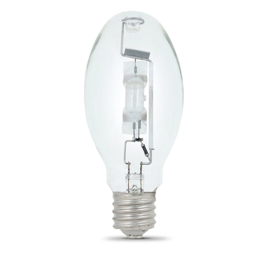 Feit Electric MH175/U/HDRP 175W ED28 Shape Clear Metal Halide High Intensity Discharge E39 Mogul Base HID