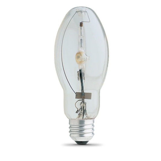 Feit Electric MH175/U/MED/HDRP 175W Cool White (4000K) ED17 Shape E26 Medium Base Clear Metal Halide High-Intensity Discharge HID Light Bulb