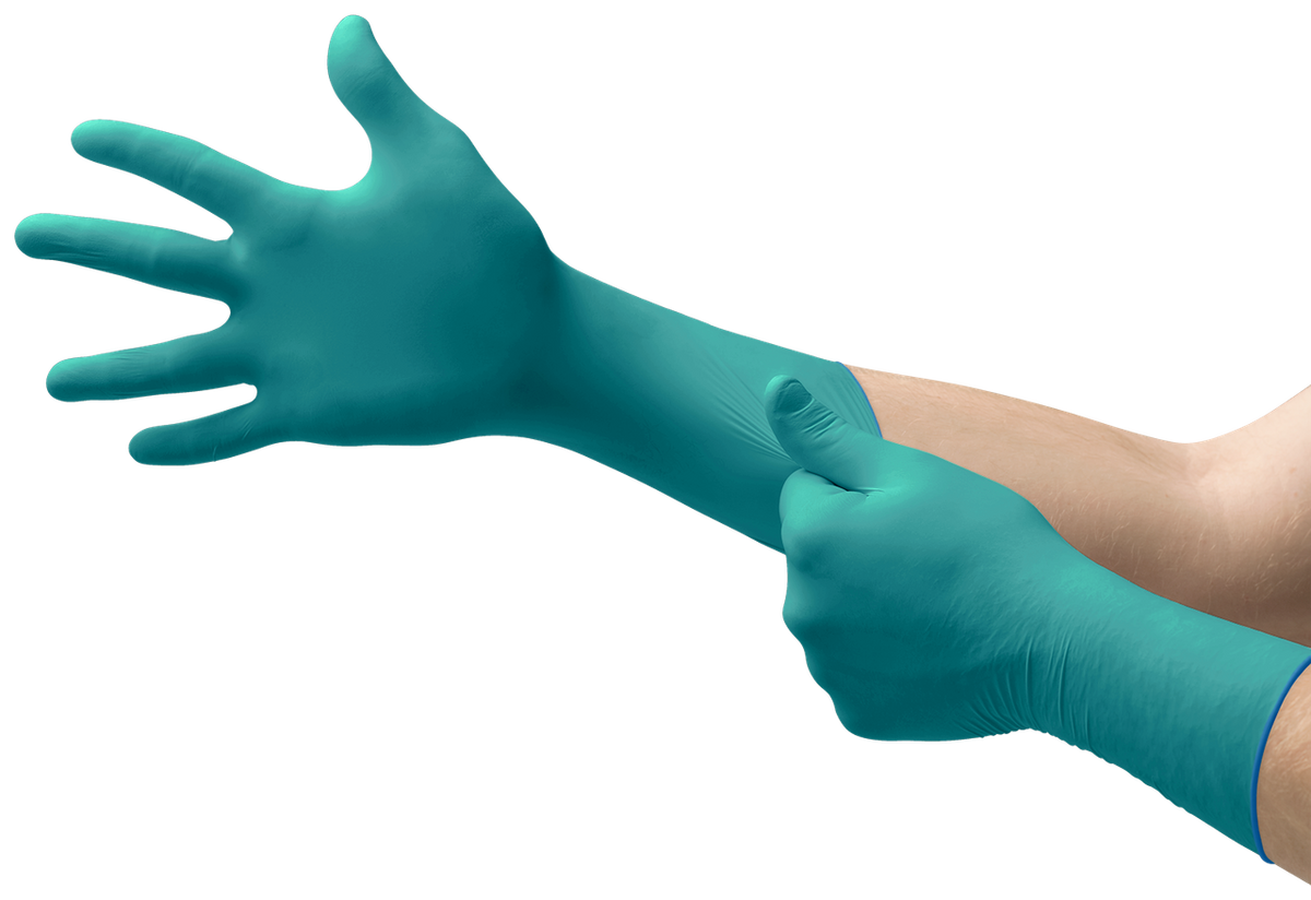 SOS Cleanroom 93260090 Ansell 93-260 Microflex Chemical-Resistant Polychloroprene Gloves