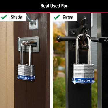 MASTER LOCK® 3DLH 4 Pin Tumbler Padlockkeyed Diffe (1 EA)