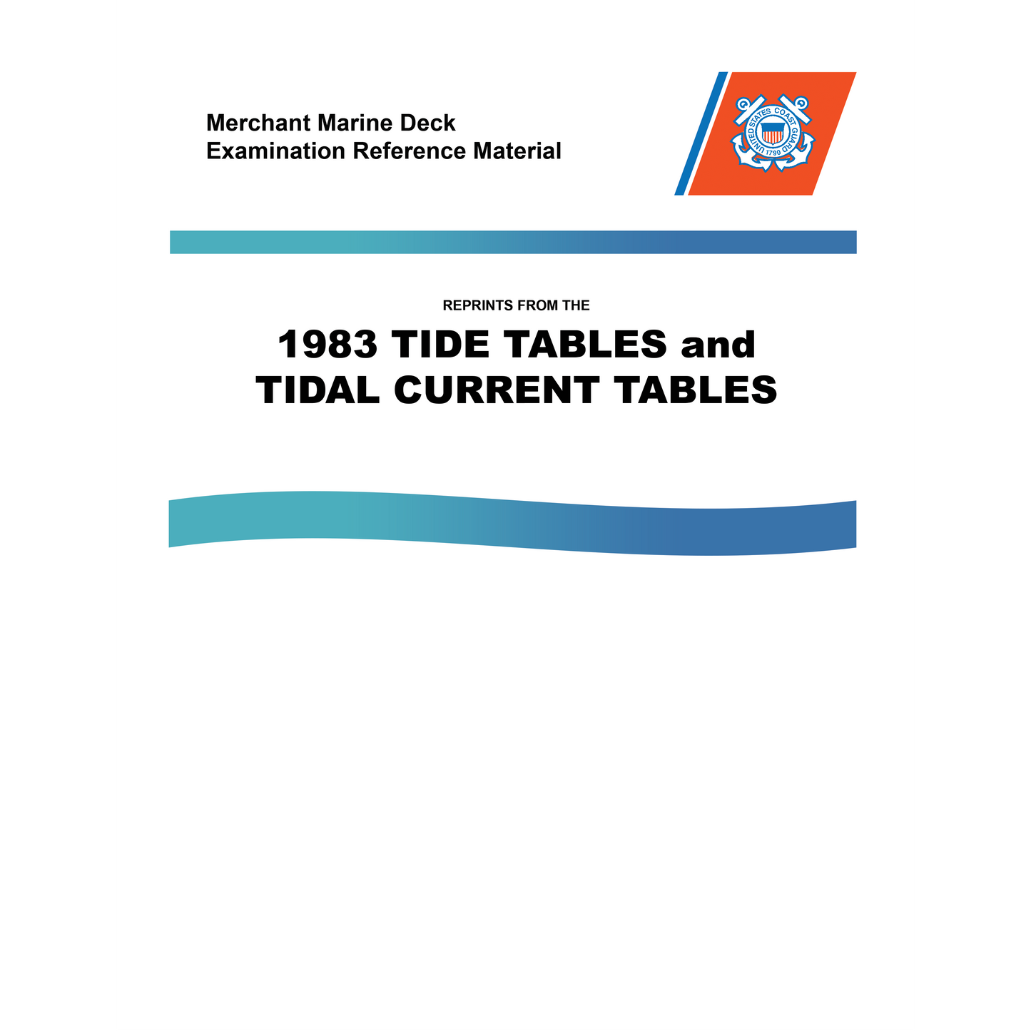Paradise Clay IHP_MMTTC MMDREF Tide Tables & Tidal Current Tables 1983 - Book