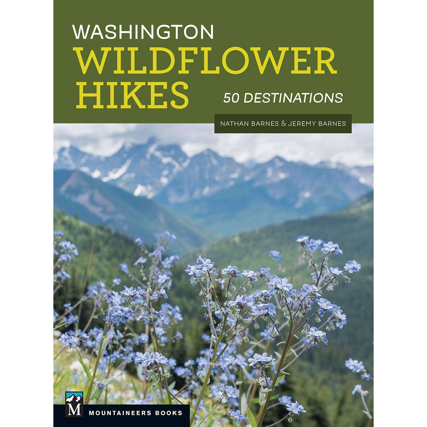 Paradise Clay MOU123 Washington Wildflower Hikes: 50 Destinations - Book