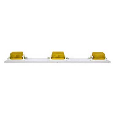 Peterson M107-3A Light Bar, Mini, White, 16.63″X1.42″, Amber, Bulk Pack