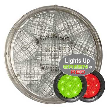 Peterson 1217G-R Led Loading Dock Light, Round, Red & Green Bi-Color, 4″, Red + Green, Box