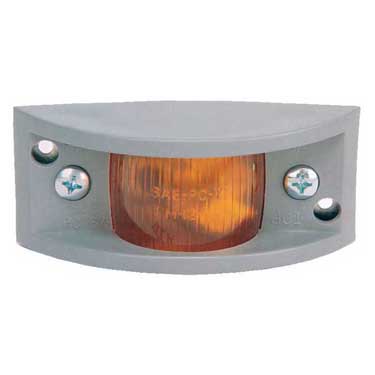 Peterson M122A Incandescent Marker/ Clearance, Pc-Rated, Rectangular, Armored, 4.88″X2″, Amber, Bulk Pack