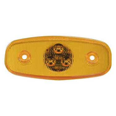 Peterson M133A Led Marker/ Clearance, P2, Oval, Low Profile, 4.75″X2″, Amber, Bulk Pack