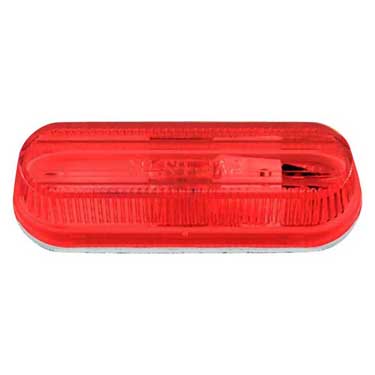 Peterson M136R Incandescent Marker/ Clearance, P2, Oblong, 3.5″X1.125″, Red, Bulk Pack