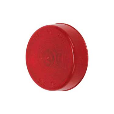 Peterson 142R Incandescent Marker/ Clearance, Pc-Rated, Round, 2.5″, Red, Poly Bag