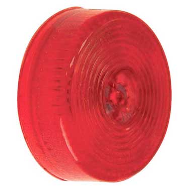 Peterson M146R Incandescent Marker/ Clearance, Pc-Rated, Round, 2″, Red, Bulk Pack