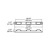 Peterson M203-3R Led Id Light Bar, Submersible, 17″X1.47″, Red, Bulk Pack