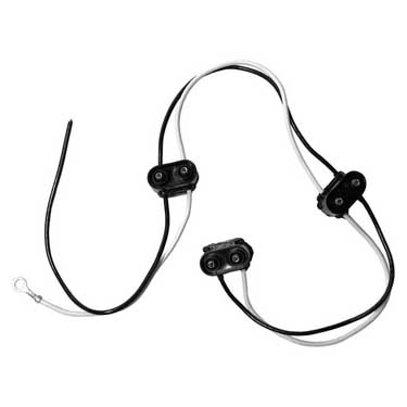 Peterson B150-493 Harness, W/ Pl10, 3 Receptacle, Bulk Pack
