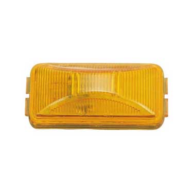 Peterson M152A Incandescent Marker/ Clearance, Pc-Rated, Rectangular, 2.48″X1.20″, Amber, Bulk Pack