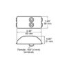 Peterson M203A Led Marker/ Clearance, Pc-Rated, Rectangular, 2.48″X1.2″, Amber, Bulk Pack