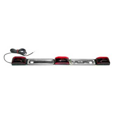 Peterson M151-3RL Id Light Bar, Submersible, 14.25″X1.19″, Red, Bulk Pack