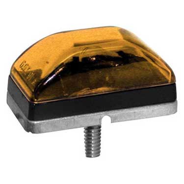 Peterson M151A Incandescent Marker/ Clearance, P2, Rectangular, 2.12″X1.12″, Amber, Bulk Pack