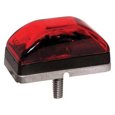 Peterson 151R Incandescent Marker/ Clearance, P2, Rectangular, 2.12″X1.12″, Red, Poly Bag