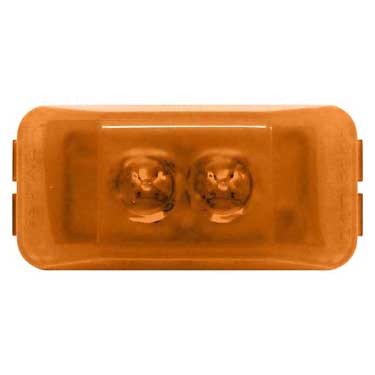 Peterson M153A Led Marker/ Clearance, P2, Rectangular, 2.50″X1.21″, Amber, Bulk Pack